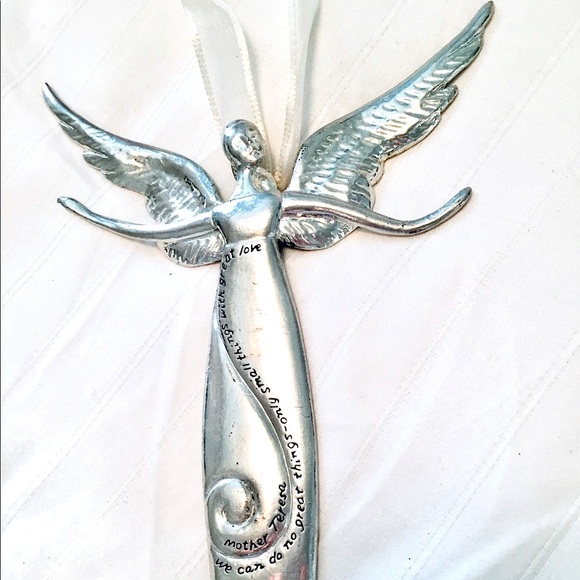 ✝️Vintage Silver Mother Teresa Ornament✝️ - Picture 3 of 8